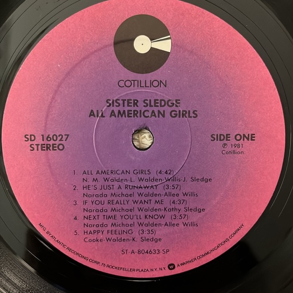 Sister Sledge - “All American Girls” Vinyl LP - Picture 4 of 5